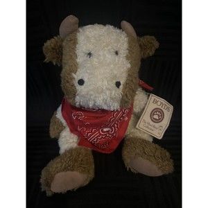 Boyds Plush cow  -  CARAMEL MOOCCHIATO - 10" cow bull plush